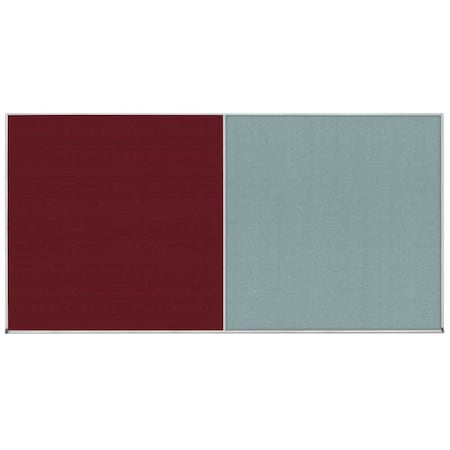 United Visual Products Enclosed Corkboard, 1 Door, 24"x36", 4" Fra UV3415-BLACK-MEDGRY